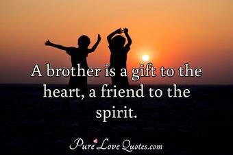 Brothers are the people that teach us about life. They teach us what it ...