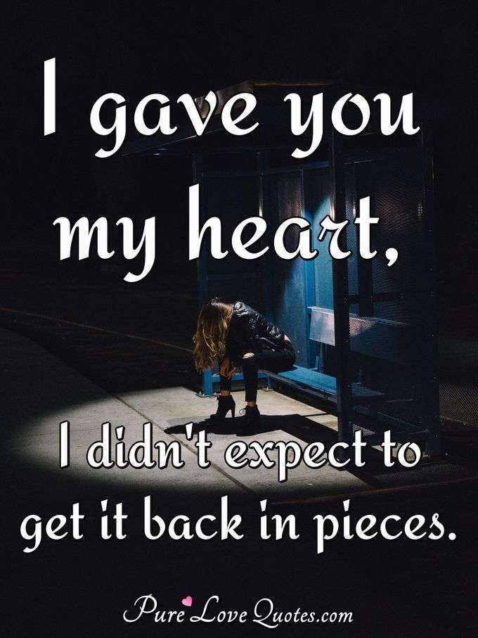 love broken heart quotes and sayings