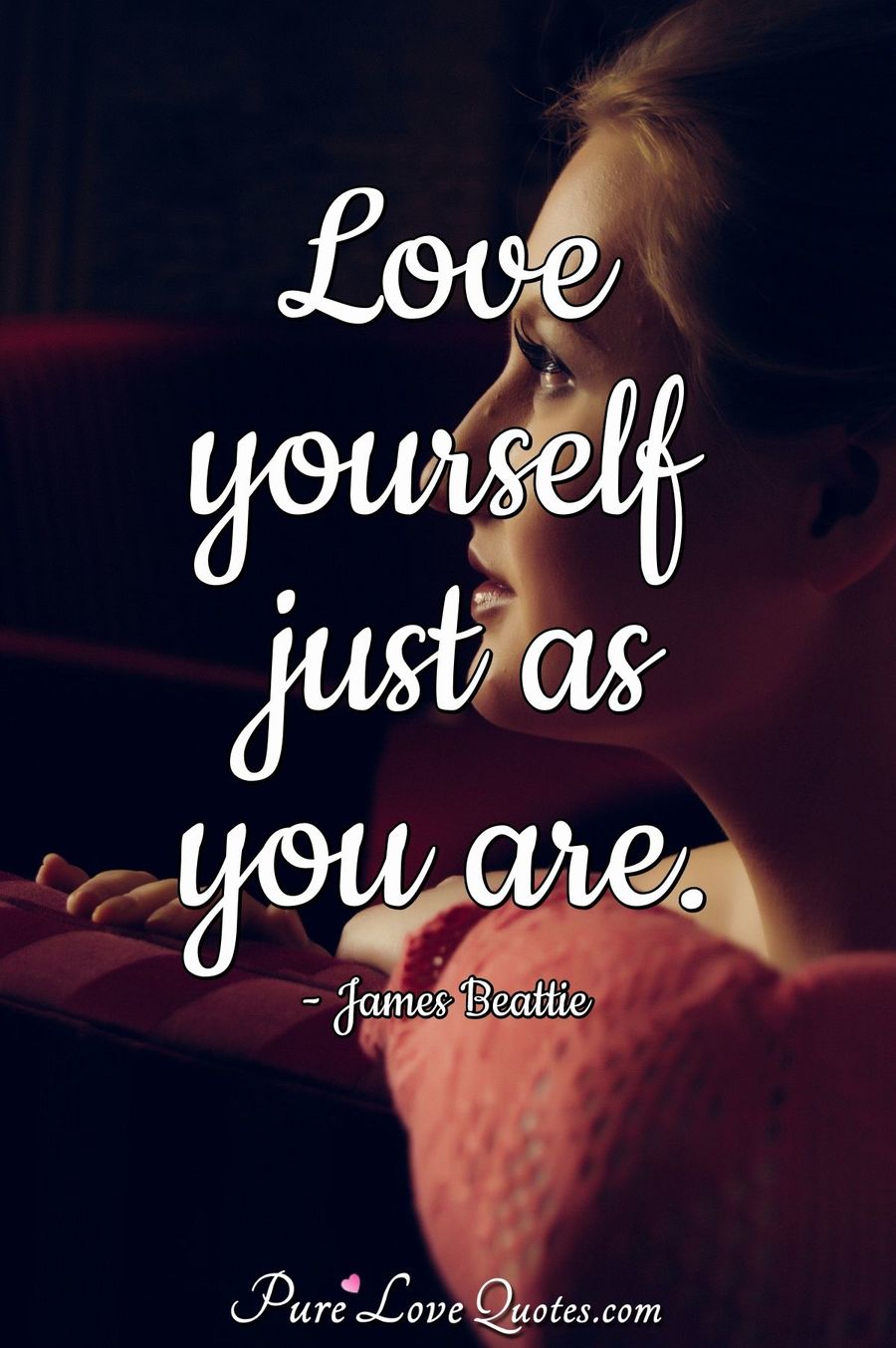 The more you love yourself, the less nonsense you'll tolerate ...