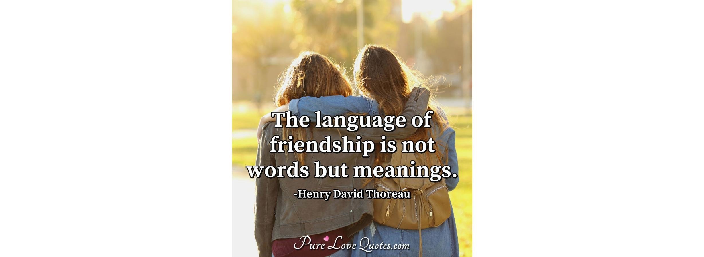 the-language-of-friendship-is-not-words-but-meanings-purelovequotes